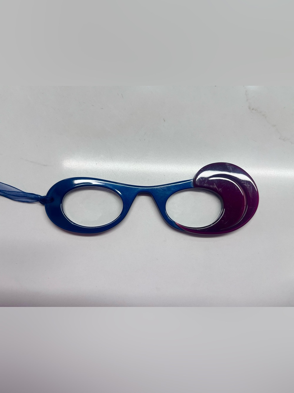 Luxury Florentine Optical Boutique Lorgnette Necklace Glasses